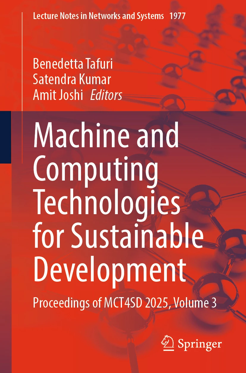 Machine and Computing Technologies for Sustainable Development, Proceedings of MCT4SD 2025, Volume 3